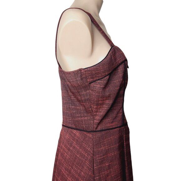 Red and Black Pinup Sheath Dress Size Medium - Picture 8 of 11